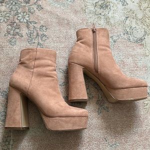 Madden Girl platform 70s style boots